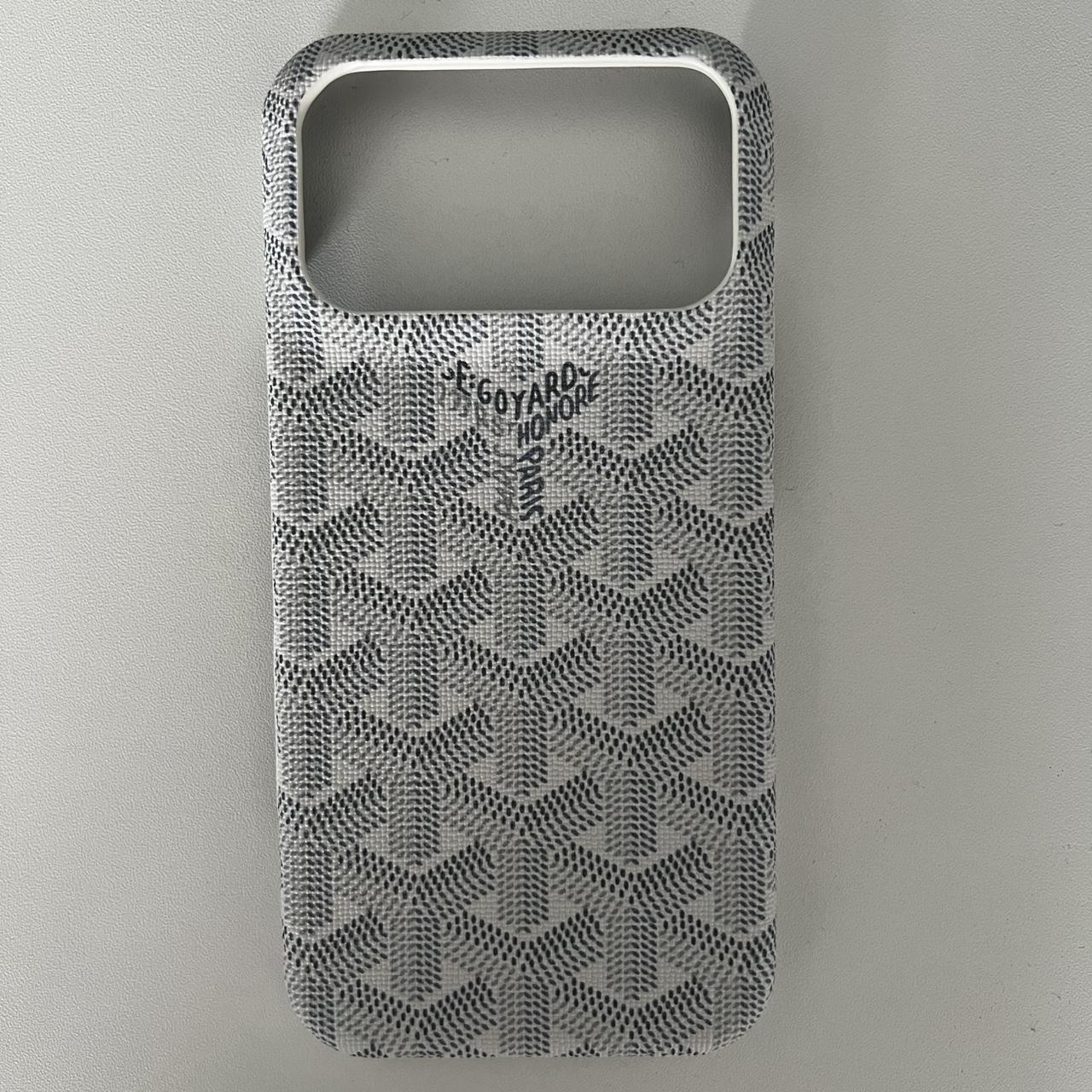 Goyard leather Case iPhone 17