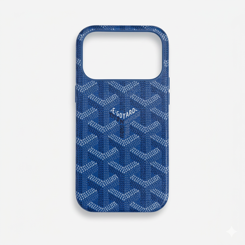 Goyard leather Case iPhone 17