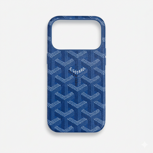 Goyard leather Case iPhone 17