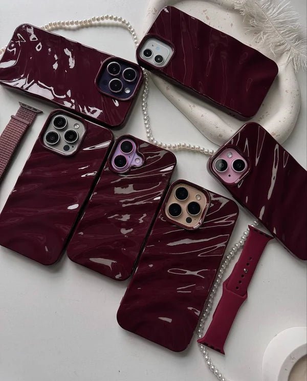 Wavy Cherry Case iPhone 17 - CaseLap